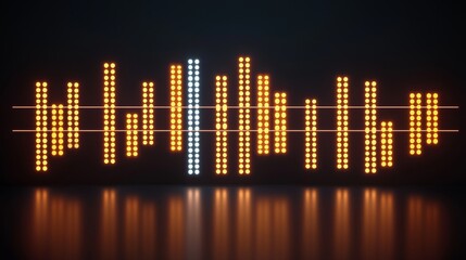 Charming Digital Designs Reflecting Complex Audio Waveform Patterns