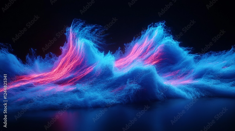 Poster Abstract Fluid Visuals Representing Enzyme Functions in Dynamic Waves