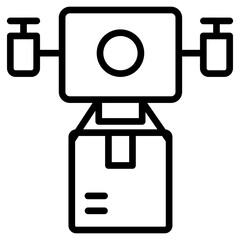 Drone Delivery Icon