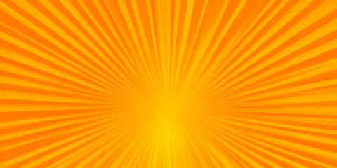 Obraz premium Orange Radial Burst Background Creates a Vibrant and Energetic Visual with a Central Focal Point
