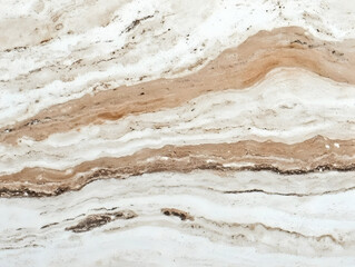 Obraz premium Beige and White Marble Texture Background Creates a Luxurious and Elegant Design with Wavy Patterns