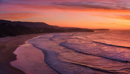 Experience the calming effect of ocean sunsets.