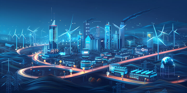 Building the Future: Smart Cities Powered by Wind Energy and Sustainable Systems