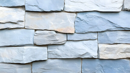Blue stone wall texture background, outdoor home design