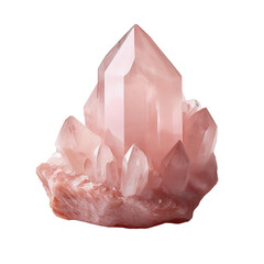 Cristal de cuarzo rosado