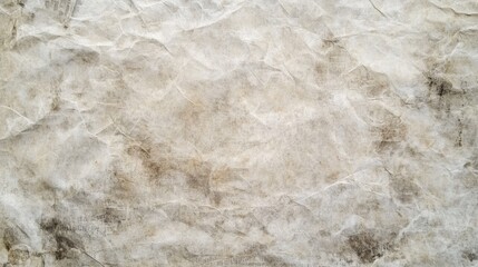 Obraz premium White recycled craft paper texture as background. Grey paper texture, Old vintage page or grunge vignette of old newspaper. Pattern rough art creased grunge letter. Hardboard with copy space for text.