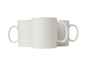 PNG,White cups, isolated on white background