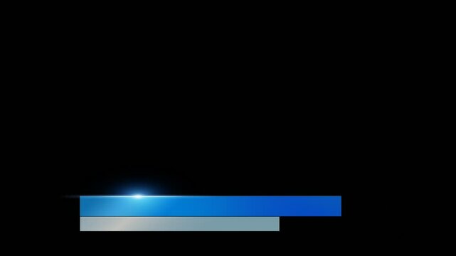 Lower third animation alpha channel