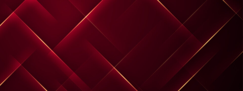 dark red gradient geometric background ideal for presentations, digital artwork, or modern web design showcasing a rich red and gold luxurious abstract pattern.