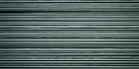 Fototapeta premium Dark Green Corrugated Metal Surface with Horizontal Lines Texture Background for Industrial Design Projects