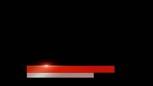 Lower third animation alpha channel