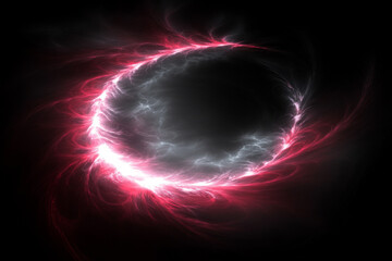 Obraz premium Abstract red and white swirling energy pattern