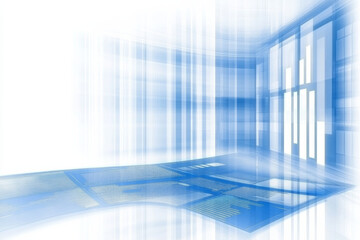 Obraz premium Abstract digital technology background with blue tones