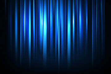 Blue vertical light streaks create dynamic abstract background