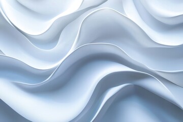 Fototapeta premium Pristine white gradient background, perfect for product displays or as a studio backdrop.