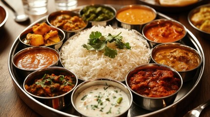 Exquisite Indian Thali: A Symphony of Flavors and Culinary Delights