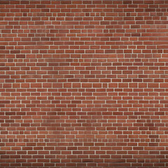 Fototapeta premium Red Brick Wall Texture forms a Seamless Background for Design Projects.