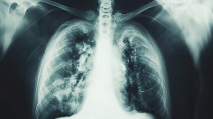  Human Lungs X-ray: Visualizing the Respiratory System for Health and Diagnostic Purposes