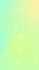 Beautiful wallpaper with dancing mimosas (yellow and green gradation)