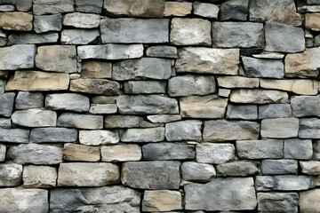 Obraz premium Rough Stone Wall Texture Creates a Rugged and Rustic Background, Ideal for Design Projects.