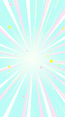 Hand-drawn style concentrated line wallpaper (light blue, dot background)