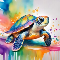 Niedliche Schildkr&ouml;te