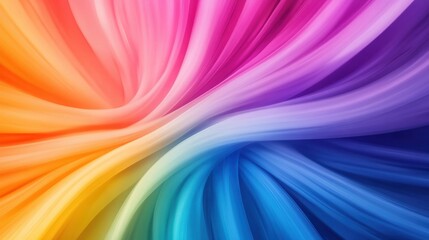 Obraz premium A vibrant, swirling gradient of colors, blending from warm hues to cool tones, creating a dynamic and visually captivating abstract design.