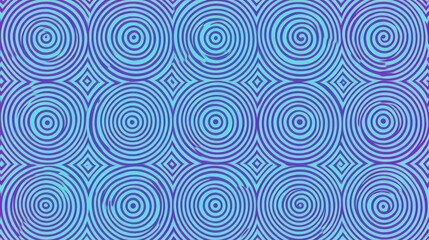 Fototapeta premium Abstract Pattern of Concentric Circles and Diamonds