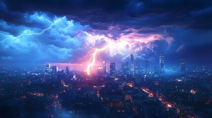 Fototapeta premium dramatic sky with clouds and sun