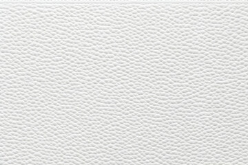 White Leather Texture Background Shows Soft Smooth Material with Fine Grain