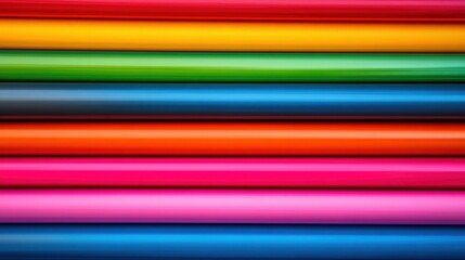 A vibrant arrangement of colored stripes, showcasing a spectrum of hues from red to blue, creating a visually appealing and colorful design.