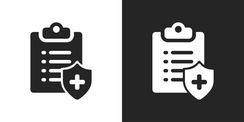 Health prescription notepad icon vector design