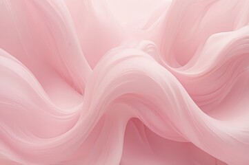 Obraz premium Abstract pink swirls, soft waves, flowing texture background.