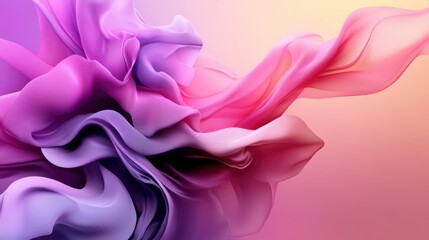 Fototapeta premium Pink and purple abstract background with smooth gradients and flowing shapes for creative design usage