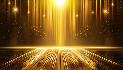 輝く金色のステージ。華やかな金の舞台。A shining golden stage. A gorgeous golden stage.