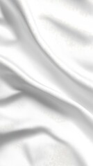 Obraz premium A smooth, flowing white fabric background for design and artistic uses.