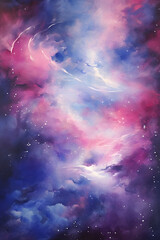 Digital dream star track night sky abstract art design graphic poster background