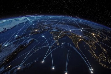 The role of network infrastructure in facilitating global commerce.