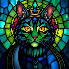 stained glass window