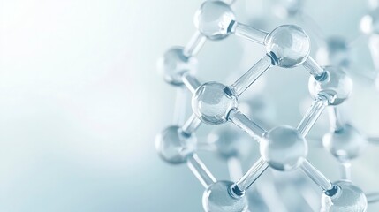 Abstract Molecular Structure.