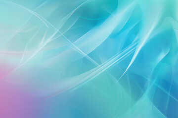 Abstract background with smooth flowing waves in shades of blue, turquoise, and soft pink, creating a modern and dreamy gradient design