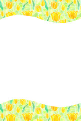 チューリップの背景　F-1