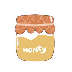 Honey in Jar Illustration