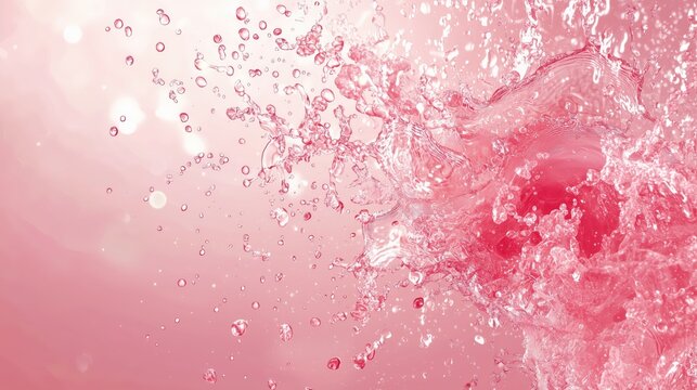 Water explosion background