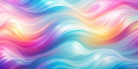 Obraz premium Abstract Soft Gradient Strokes Double Exposure Wallpaper - Pastel Color Blend