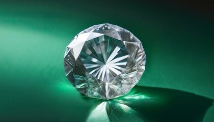 Fototapeta premium Experience the enchanting sparkle of a diamond. 