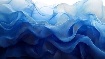 Obraz premium Abstract blue background, Generative AI