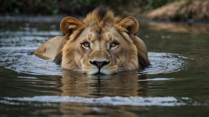 Lion close up, Wildlife