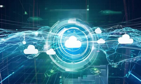 virtual technology background