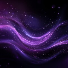 Shining purple smooth lines, Generative AI